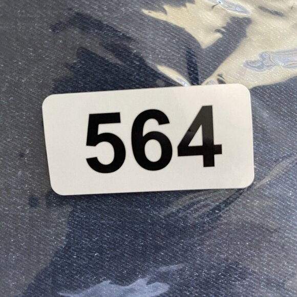 All Saints Rex Jeans Stretch Slim Fit Dark Blue Denim Button Fly Men’s 32 x 32 - Picture 10 of 10